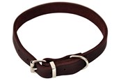 Honden - Dogman Leather collar Lina adjustable - 122855