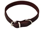 Honden - Dogman Leather collar Lina adjustable - 122860