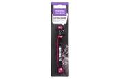 Katten - Dogman Reflecterende kattenhalsband met veiligheidssluiting en bel Roze 10mmx20-30cm - 154511