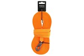 Honden - Dogman Iris Geweven Sleeplijn met Karabijnhaak Oranje 20mm 15m - 224013