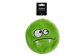 Honden - Dogman Hondenspeeltje Plat Groen Monster met Pieper 17cm - 325000