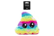 Honden - Dogman Dog Toy Rainbow Poop Kawaii Plushie Squeaker 20cm - 333400