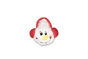 Honden - Dogman Cat Toy Christmas Snowman Head 15cm - 333437