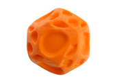 Honden - Dogman Hondenspeeltje Ongelijkmatige TPR Schuimbal Ellis Oranje 7cm - 334003