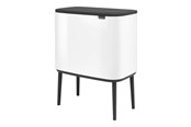Reiniging - brabantia Bo Touch Bin - rubbish bin - 33 L - white - 31 35 23