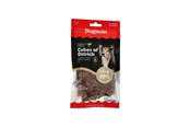 Honden - Dogman Meaty Struisvogelblokjes Hondensnoepjes 80g - 310441
