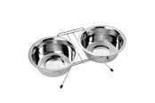 Honden - Dogman Foodbar 2 bowls - 369803