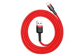 USB-kabel - Baseus Cafule USB Lightning Cable 2.4A 0.5m (Red) - CALKLF-A09