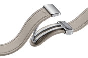 Smartwatch - Accessoires - Samsung Galaxy Watch6 D-Buckle Hybrid Eco-Leather Band (Normal S/M) - Etoupe - ET-SHR94LAEGEU