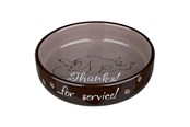Katten - Trixie Ceramic Bowl 0.3 l/ø 15 cm assorted colours - TX24795