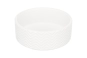 Honden - Trixie Ceramic Bowl dog 0.4 l/ø 13 cm white - TX25023