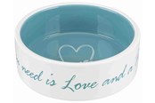 Honden - Trixie Pet's Home Ceramic Bowl Blue 1.4L 20cm - TX25052