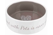 Honden - Trixie Pet's Home Ceramic Bowl Cream 1.4L 20cm - TX25055