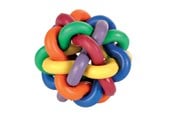 Honden - Trixie Knotted Ball for Dogs 7cm multi-coloured - 4011905326214