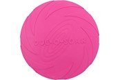 Honden - Trixie Dog Disc Frisbee Natural Rubber Pink 24cm - TX33503