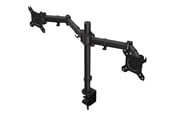 Monitorbevestiging - ENDORFY Atlas Double - stand - for 2 LCD displays - black - EY8F003