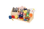 Houten speelgoed - Goki Mouse dolls + Clothes - SO 271