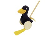 Speelgoed voor baby's - Goki Wooden Push Figure Raven - 54997