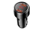 Mobiel - Adapters & Opladers - Baseus Magic Car Charger 2x USB QC 3.0 45W (Black) - CCMLC20A-01
