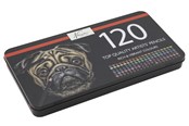 Schrijf- en tekenartikelen - Nassau Colored pencils 120 pcs. in metal box - AR0215/GE