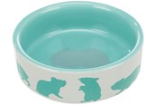 Knaagdieren - Trixie Keramische voerbak voor kleine dieren Assortieerde kleuren Hamsters 80ml 8cm - TX60731