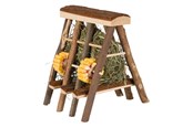 Knaagdieren - Trixie Hay Manger with Hay 17 × 20 × 17 cm. - TX60773