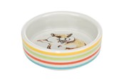 Knaagdieren - Trixie Ceramic Bowl 80 ml/ø 8 cm multi-coloured - TX60801