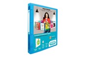 Ordners & ringmappen - Oxford ELBA Polyvision - presentation ring binder - for A4 - capacity: 100 sheets - translucent blue - 100201431