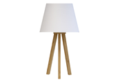 Bureau-accessoires - Unilux Katy LED lamp white/wood - 400165041