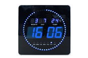 Decoratie - Unilux Flo LED clock black - 400124566