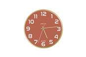 Decoratie - Unilux Baltic Clock brick/wood - 400165111