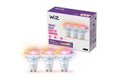 Smart Home - WiZ Color GU10 Smart Spot Bulb 3-pack - RGB/16 Million colors + Dimmable White LED - 929003772333