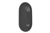 Muis - Logitech Pebble Mouse 2 M350s Wireless - Tonal Graphite - Muis - Optisch - 3 knoppen - Zwart - 910-007015