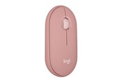 Muis - Logitech Pebble Mouse 2 M350s Wireless - Tonal Rose - Muis - Optisch - 3 knoppen - Rood - 910-007014