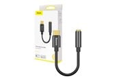 USB-kabel - Baseus L54 Audio Adapter USB-C + mini jack 3.5mm (Black) - CATL54-01