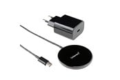 Mobiel - Adapters & Opladers - Intenso Magnetic Wireless Charger MB1 black - 7410710