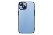 Mobiel - Covers & Cases - Baseus Glitter Transparent Case and Tempered Glass set for iPhone 14 Plus (blue) - ARMC021403