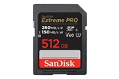 Geheugenkaart - SANDISK Extreme Pro - SD - 280MB/s - 512GB - SDSDXEP-512G-GN4IN