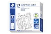 Schrijf- en tekengerei - Staedtler Mech.pen.lead Mars micro0.7 2B 12 x 12 pcs - 250 07-2B