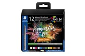 Schrijf- en tekengerei - Staedtler Pigment brush 371 "Nature Set" 12 pcs. Cardboard box - 371 C12-3
