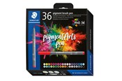 Schrijf- en tekengerei - Staedtler Pigment brush 371 36 pcs. Cardboard box - 371 C36