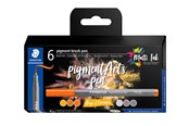 Schrijf- en tekengerei - Staedtler Pigment brush 371 "Greys & Caramels" 6 pcs. Cardboard box - 371 C6-4