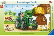 Puzzels - Ravensburger Tractor On The Farm 15p - 10106044
