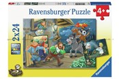 Puzzels - Ravensburger Fairy Tales 2x24p Vloer - 10105719