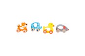 Speelgoed voor baby's - Small Foot - Wooden Push Figure Animal on Wheels - 10631