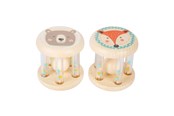 Speelgoed voor baby's - Small Foot - Wooden Rattle Animal Set of 2 - 11885