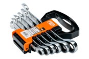 Handgereedschappen - BAHCO 1RM/SH6 ring ratchet wrench set - 1RM/SH6