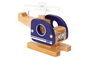 Speelgoedauto - Small Foot - Wooden Helicopter Blue - 12287