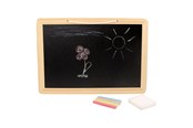 Creatief spelen - Small Foot - Wooden Chalkboard with Colored Crayon - 3497