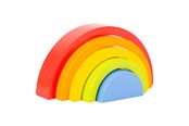 Speelgoed voor baby's - Small Foot - Wooden Building Blocks Rainbow 5dlg. - 10585